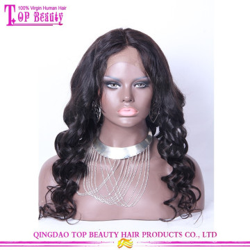 100% Brazilian Human Hair Full Lace Wig With Baby Hair